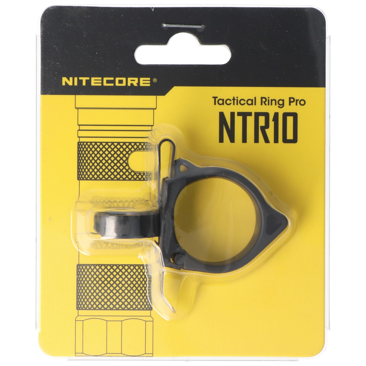 NITECORE NTR10 der Tactical Clip-on Ring für die Nitcore CI7, NEW P12, NEW P12R, P22R und i4000R