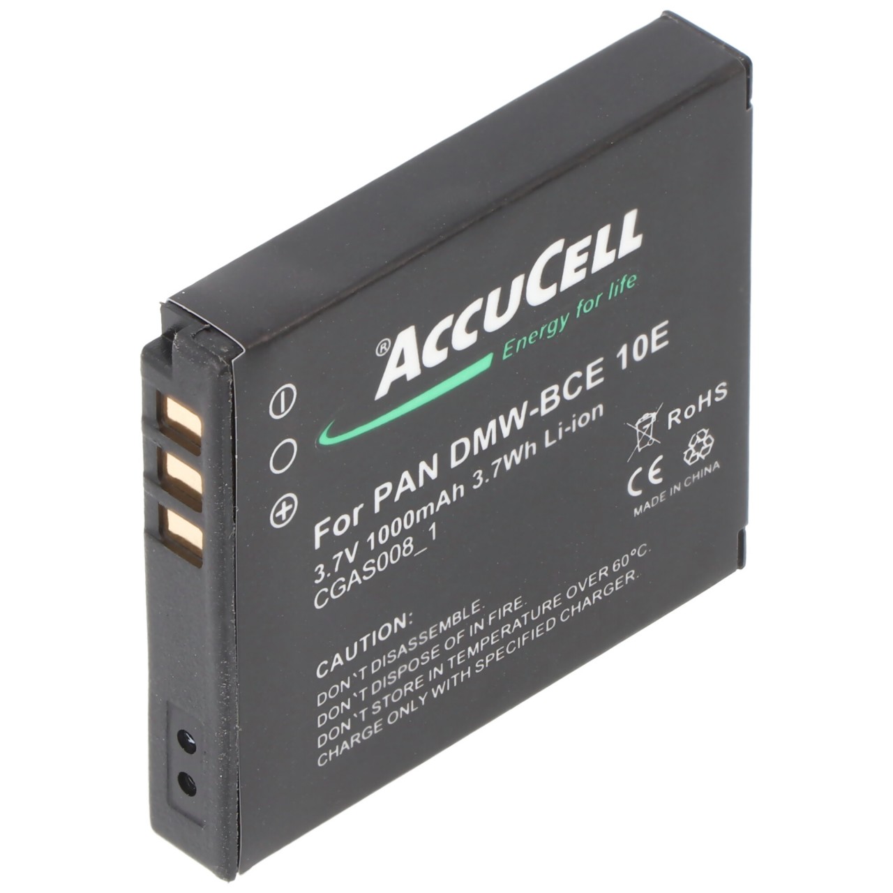 AccuCell Akku passend für Panasonic VW-VBJ10, SDR-S10, CGA-S008