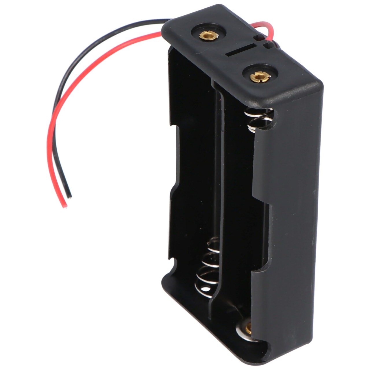 2fach Batteriehalter für CR 18650 Batteriegröße 71x21x21mm – Batterie Halterung Elektronik (Kunststoff)