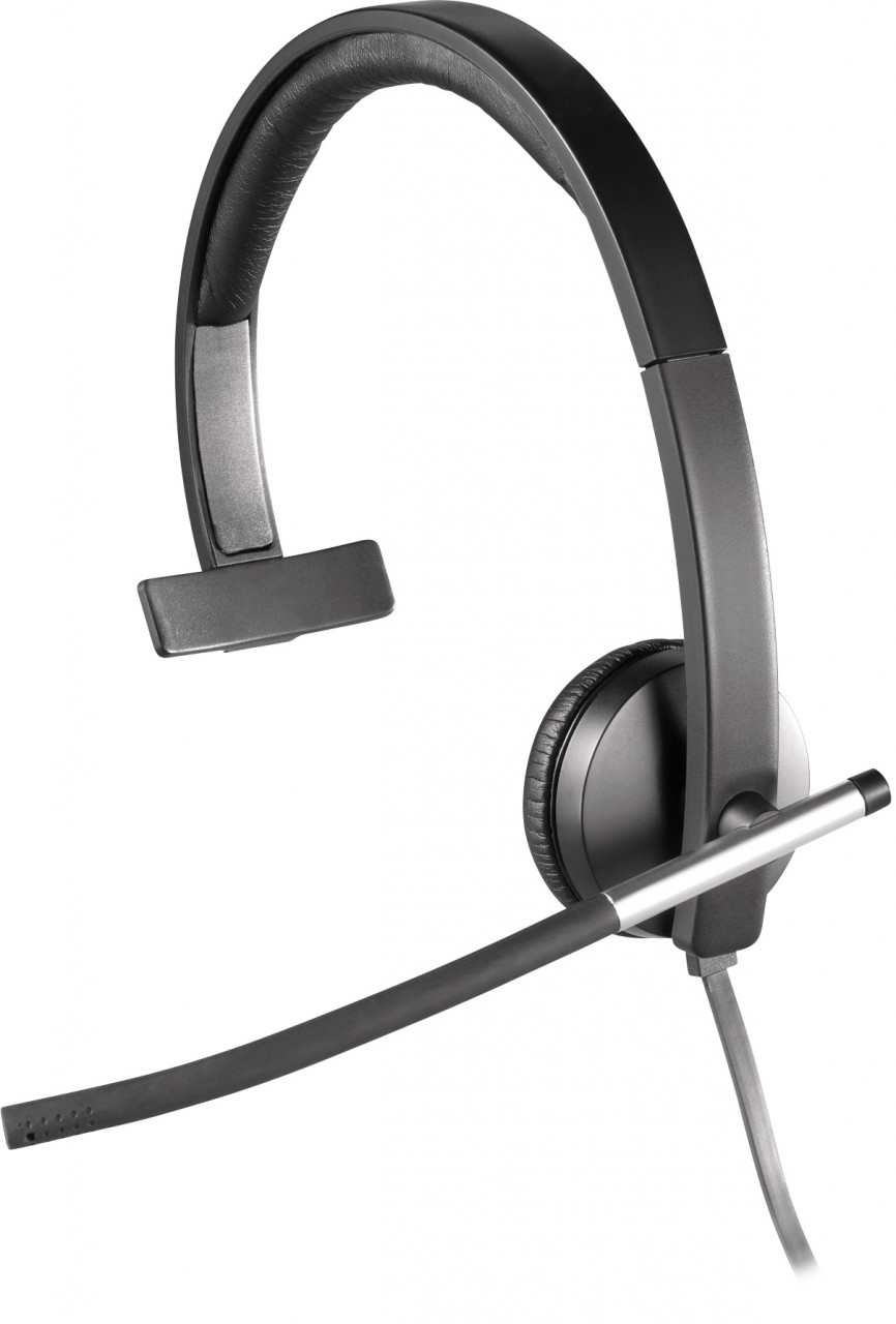 Logitech Headset H650e, USB, Mono schwarz, Business