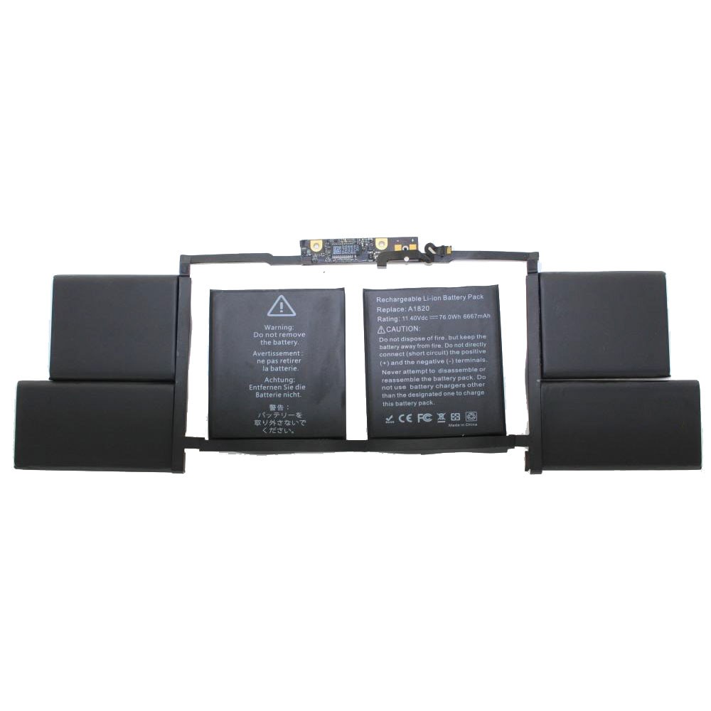 Akku passend für Apple Macbook Pro 15' Retina 2016 Akku A1820 und A1707
