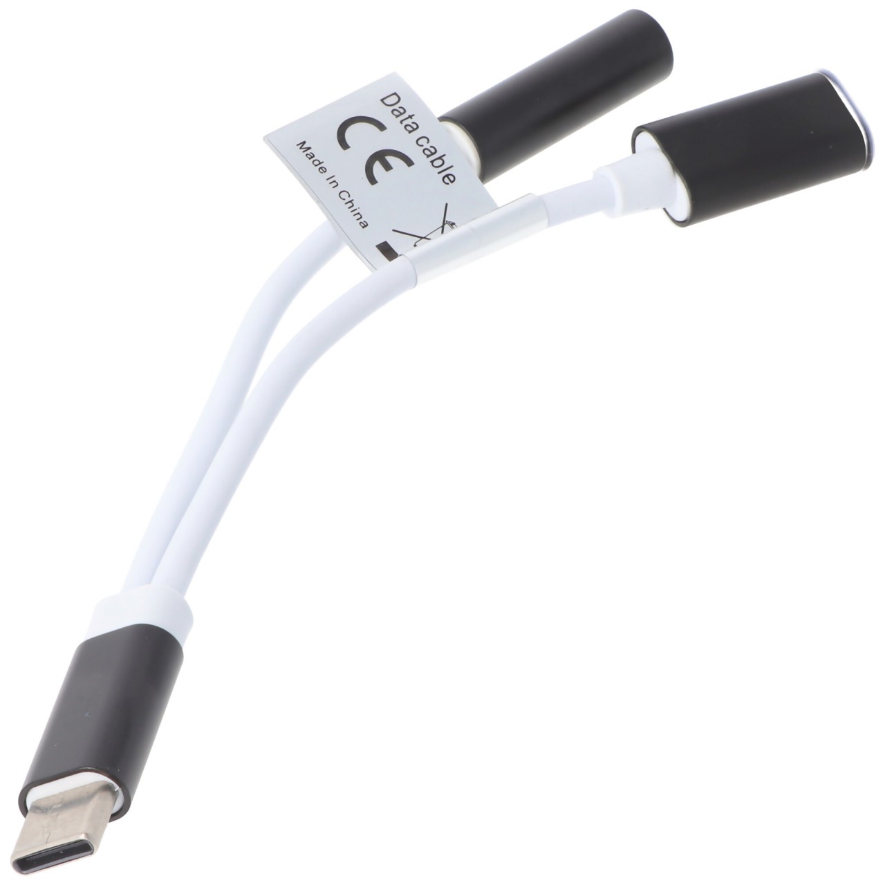 2IN1 AUDIO-ADAPTER USB TYPE C USB-C auf 3,5MM STEREO - KABEL UND LADEANSCHLUSS