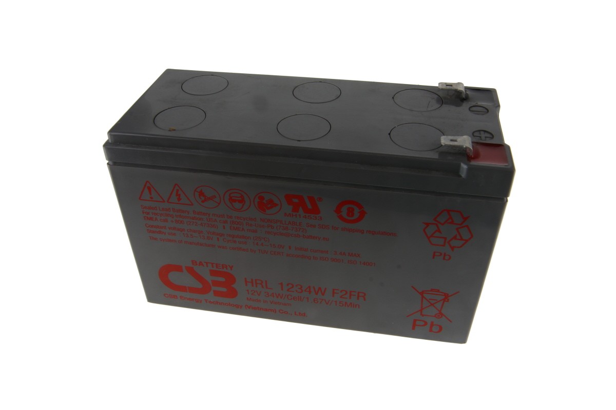 CSB Blei Gel Akku HRL1234WF2-FR 12.0V 8.5Ah