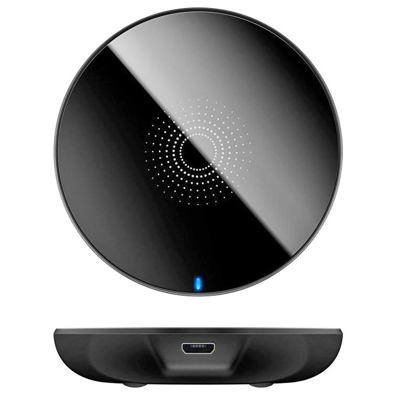 Induktionsladegerät für Qi-kompatible Handy, Smartphone und Endgeräte, Ladestrom 1A