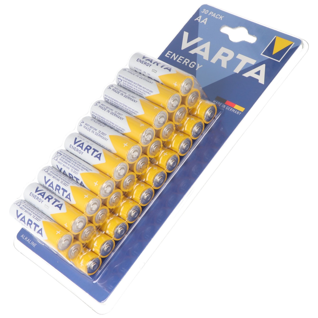 Varta Energy Batterie Alkaline, Mignon, AA, LR06, 1.5V 30er Pack