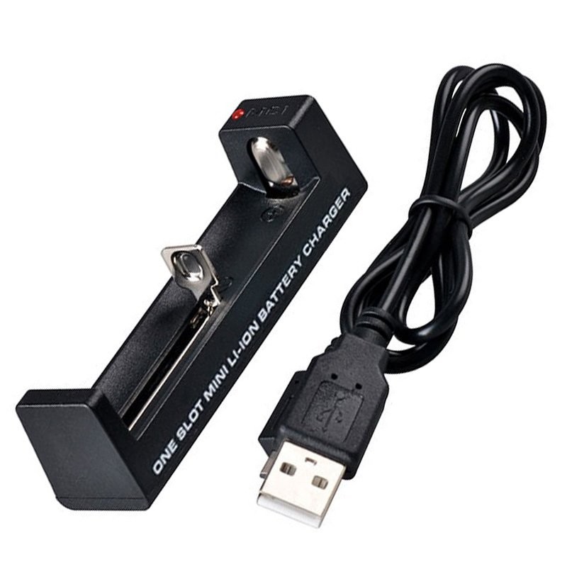 1-Schacht USB-Schnellladegerät mit bis zu 1Ah Ladestrom