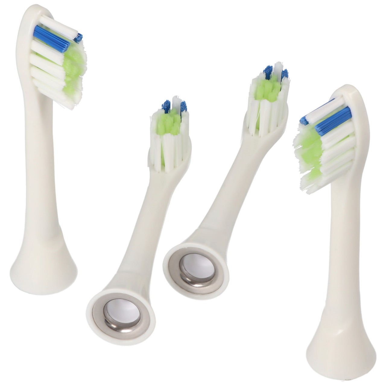 4 Stück Whitening Cleaning Brush Ersatz-Zahnbürstenkopf für elektrische Zahnbürsten von Philips, passend z.B. für Philips HX3 HX6 HX8 HX9 Serie