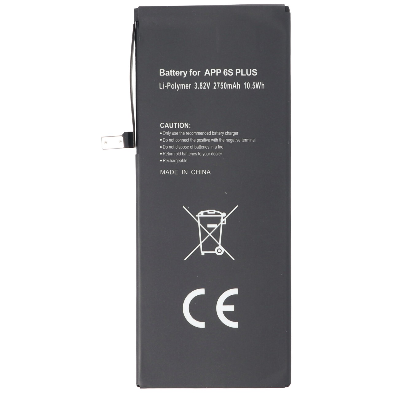 Akku passend für den Apple iPhone 6S plus Akku 616-00045, 2750mAh max. 10.5Wh