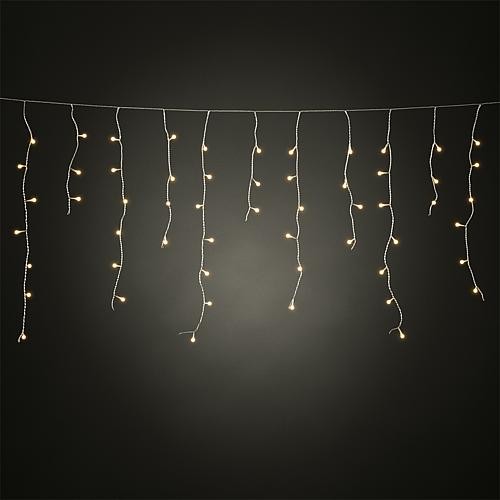 LED Eisregen Lichtervorhang 400 ww LED außen 3673-103