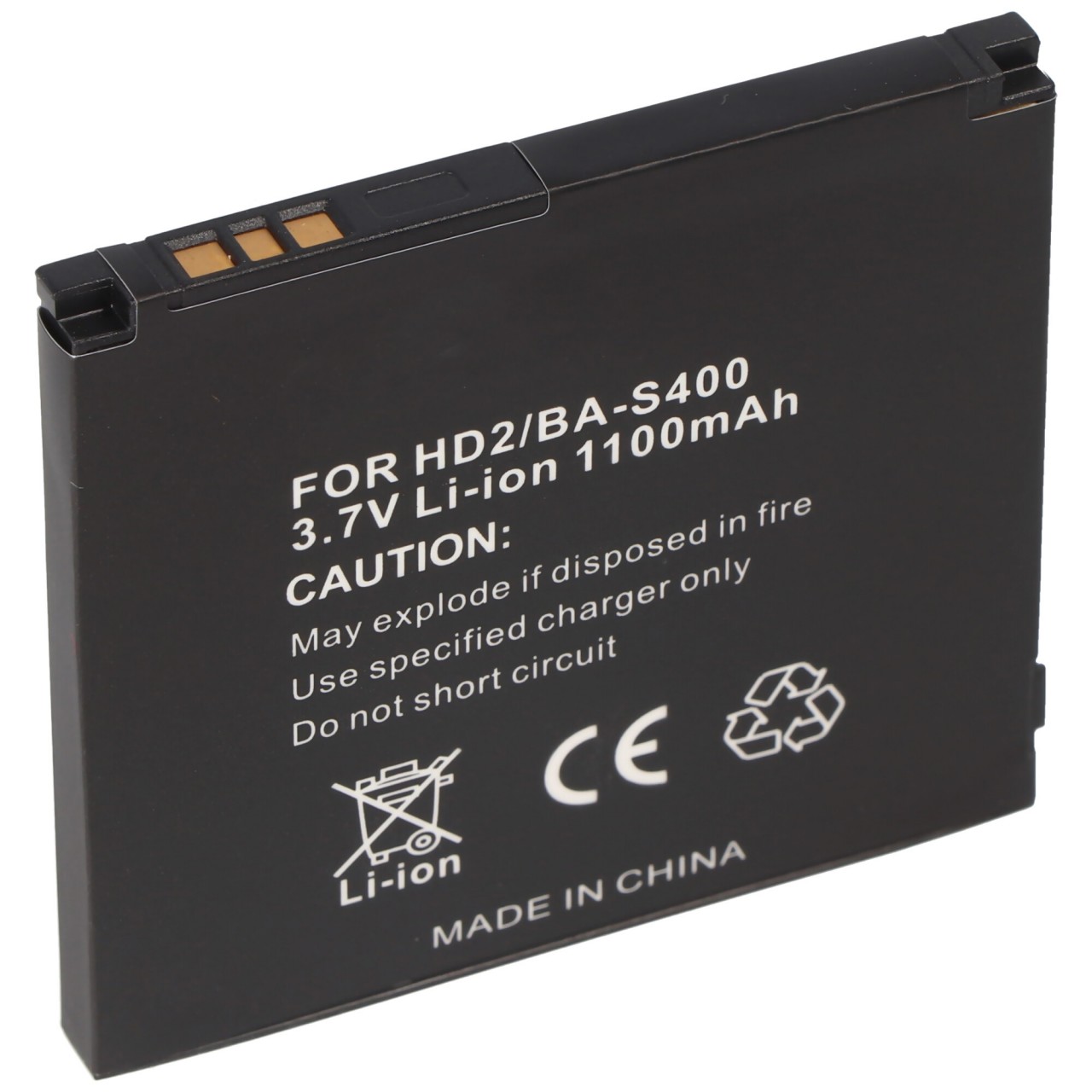 AccuCell Akku passend für HTC HD 2, HTC HD2, BA S400, HTC HD 7