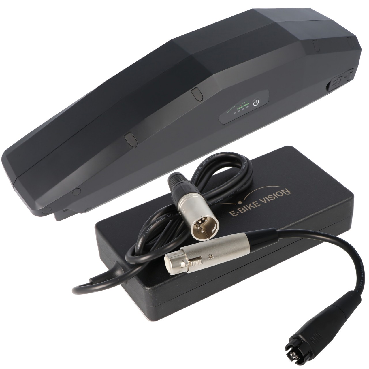 E-Bike Akku 745Wh für Yamaha / Haibike Trekking 8.0 Powerakku 36 Volt 20,7 Ah Unterrohr Rahmen inkl. Ladegerät mit Adapter