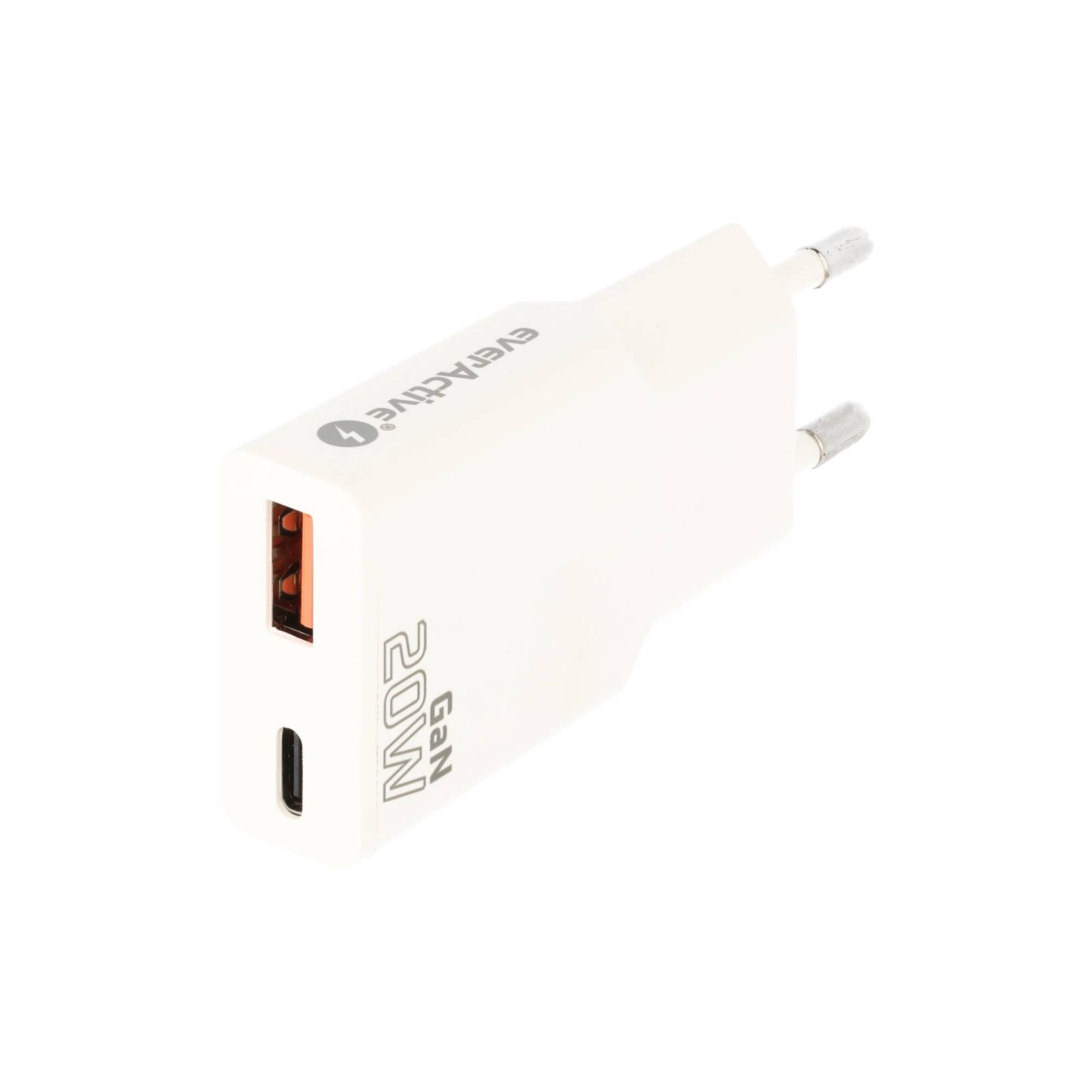 GaN SUPER SLIM SC-340Q USB-Ladegerät 20W, 1x USB-C / 1x USB-A