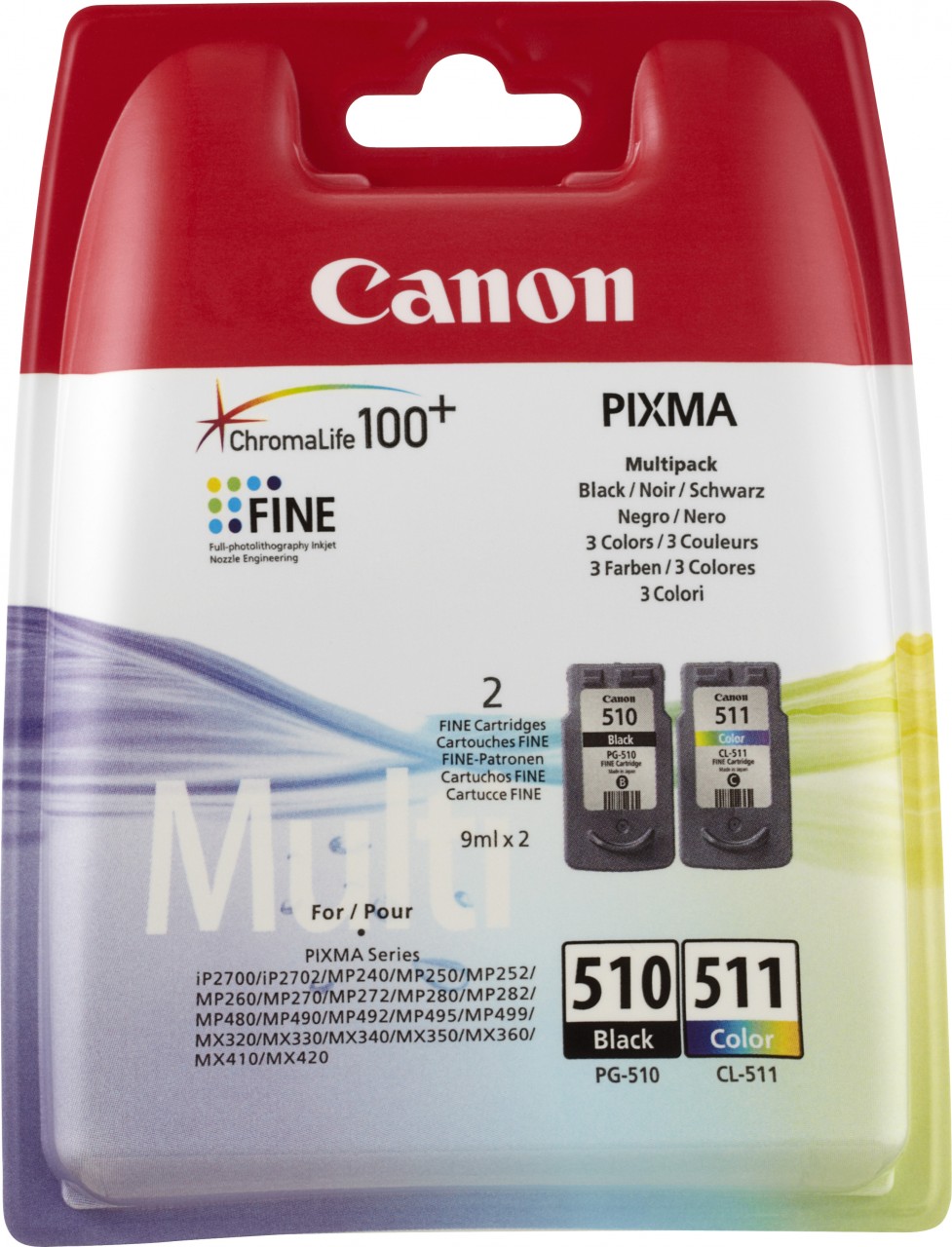 Canon Tinten Kombipack PG-510/CL-511 schwarz/color