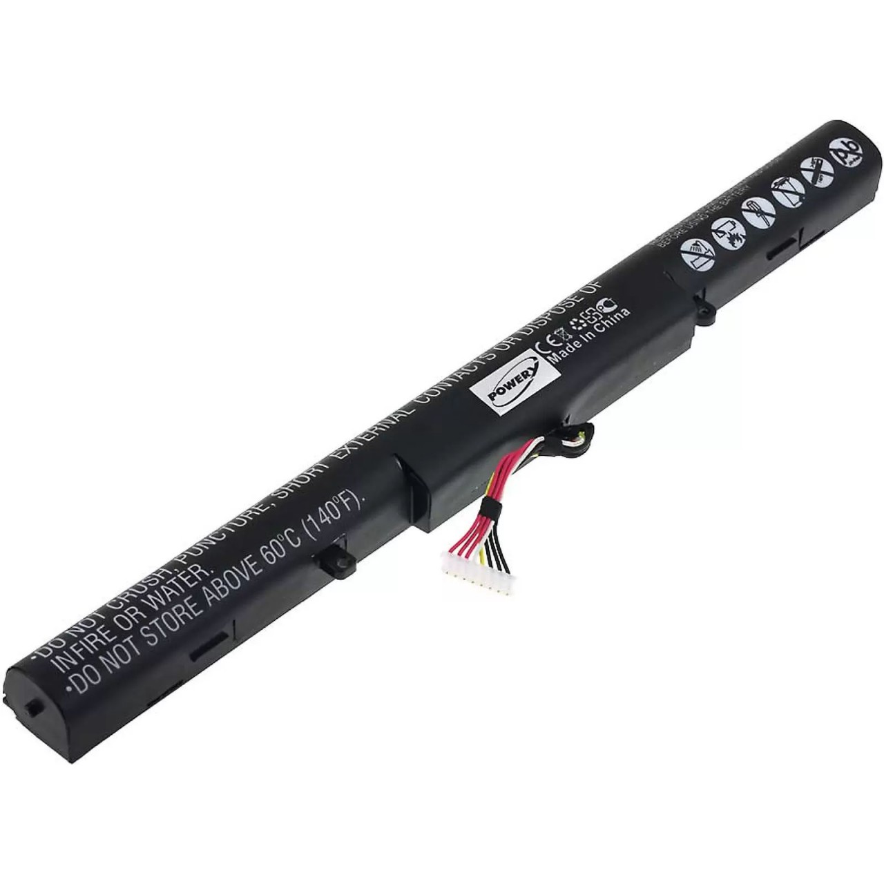 Standardakku passend für Laptop Asus A450J, Typ A41-X550E u.a. - 14,4V - 2200 mAh
