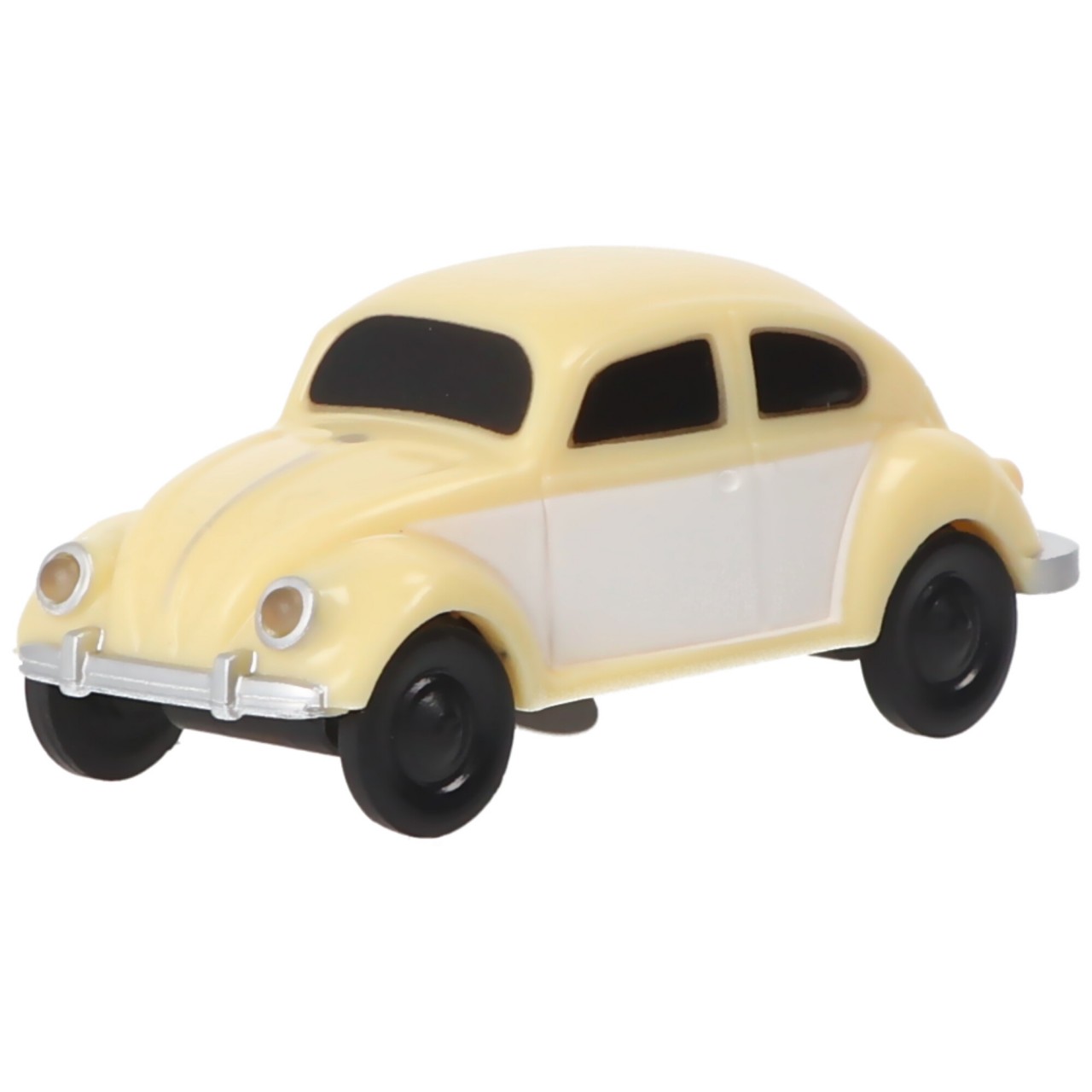 LED-Schlüsselanhänger Volkswagen VW Käfer in der Farbe Beige 1:87 Boxer