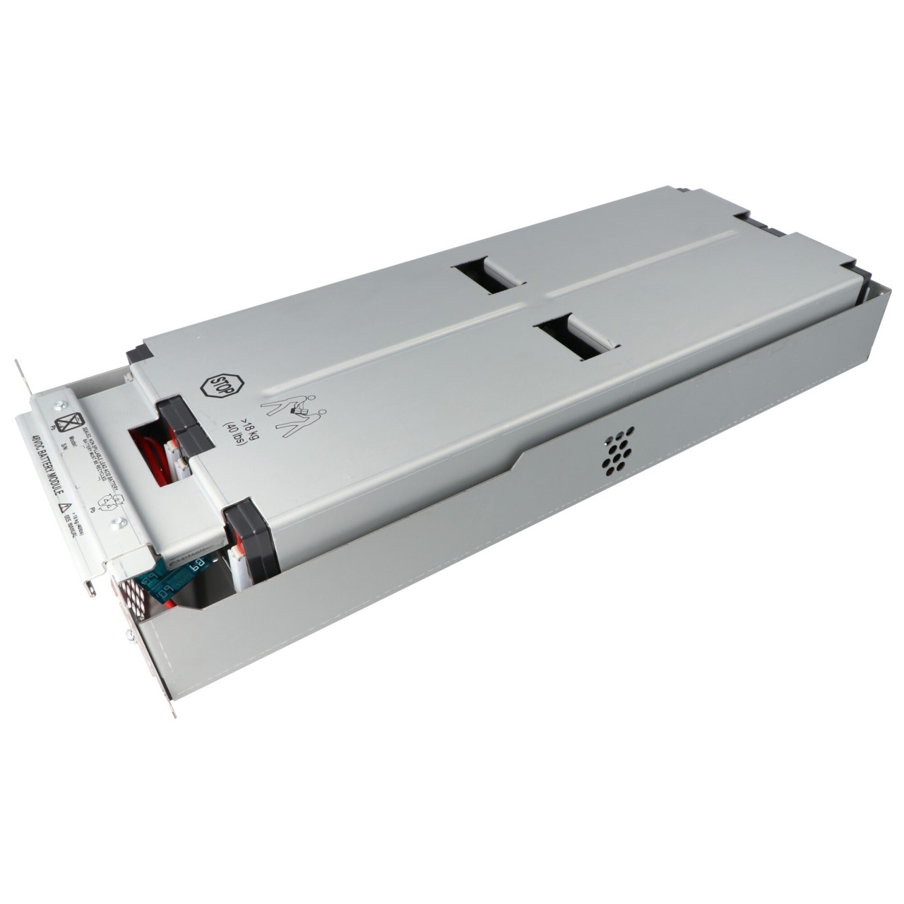 Nachbau Akku exakt passend für den APC-RBC43 Akku vormontiert mit Kabel und Stecker sowie dem Gehäuse