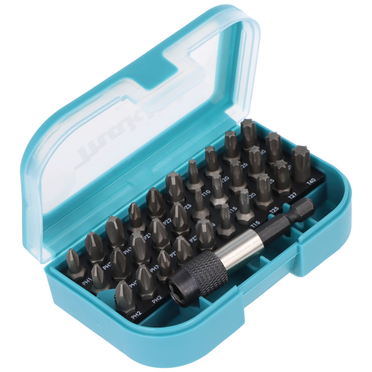 Makita P-73374 Bit-Set 31tlg, Kreuzschlitz PH, Kreuzschlitz-Pozidriv PZ, Torx
