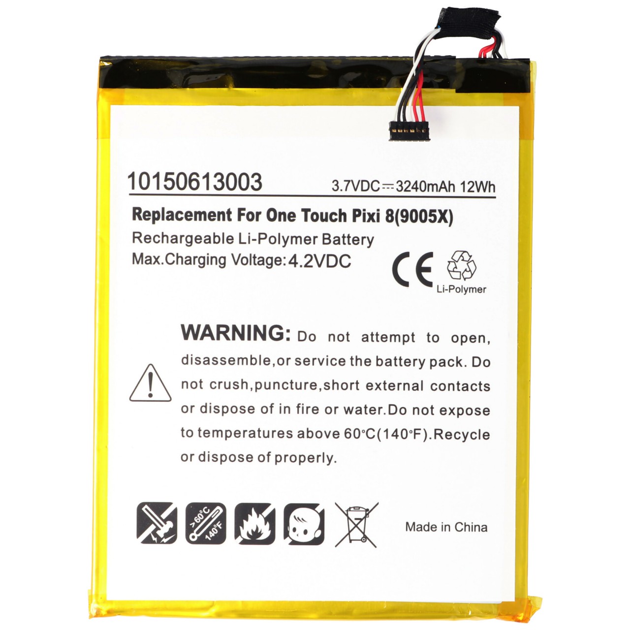 Akku passend für Alcatel One Touch Pixi 3 8.0 3G Akku TLp032B2, TLp032BD, TLp032C2, TLP032CC