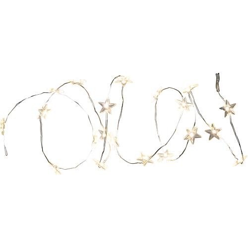 LED Dekolichterkette Sterne 20 LED warmw. 3199-103