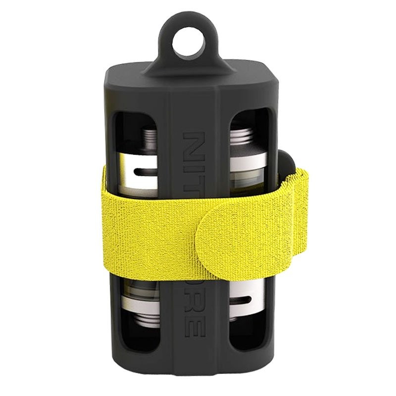 Batteriemagazin NBM40 schwarz für 1-4 Li-Ion 18650 Akkus oder E-Liquid-Fläschen und Verdampfer