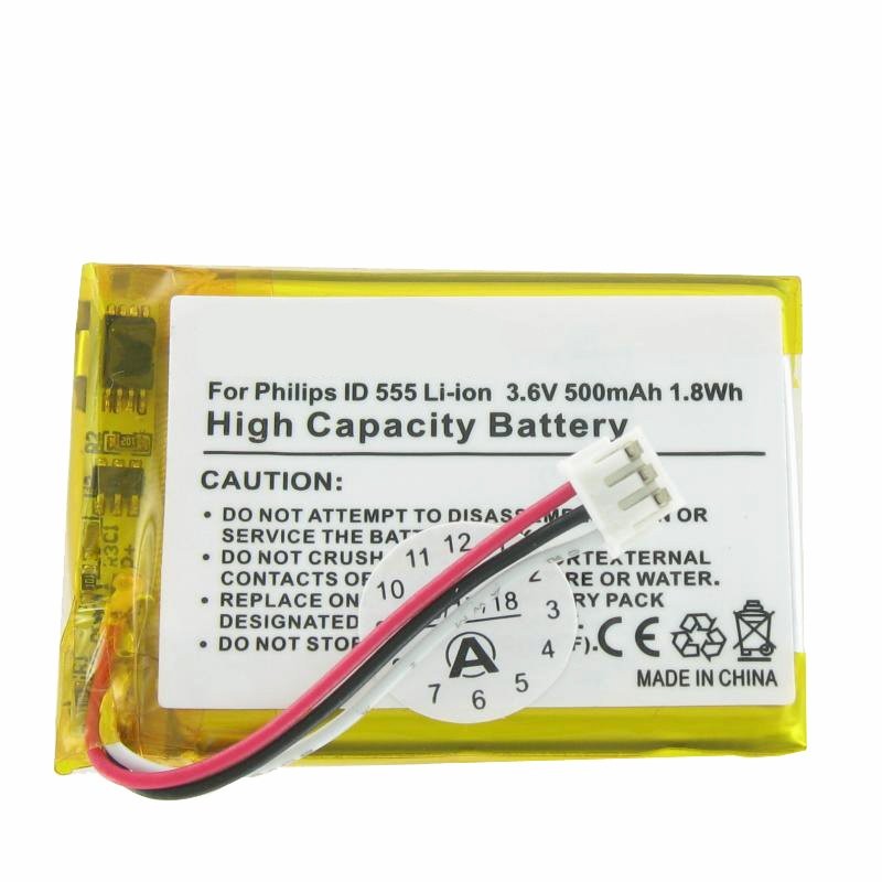 AccuCell Akku passend für den Akku PHILIPS ID 555 Akku SL-422943