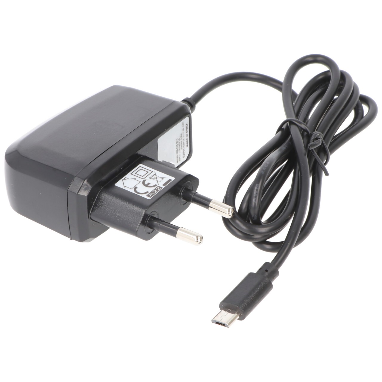 Ladegerät mit micro USB Stecker passend für Samsung Galaxy S2, S3, S4