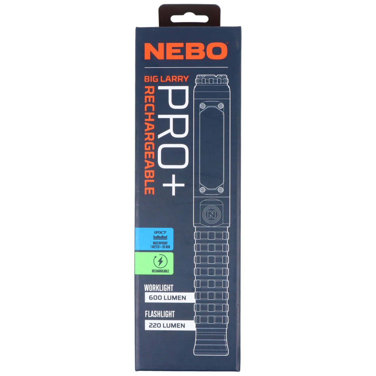 NEBO Big Larry Pro+ Taschenlampe – robust, vielseitig und leistungsstark