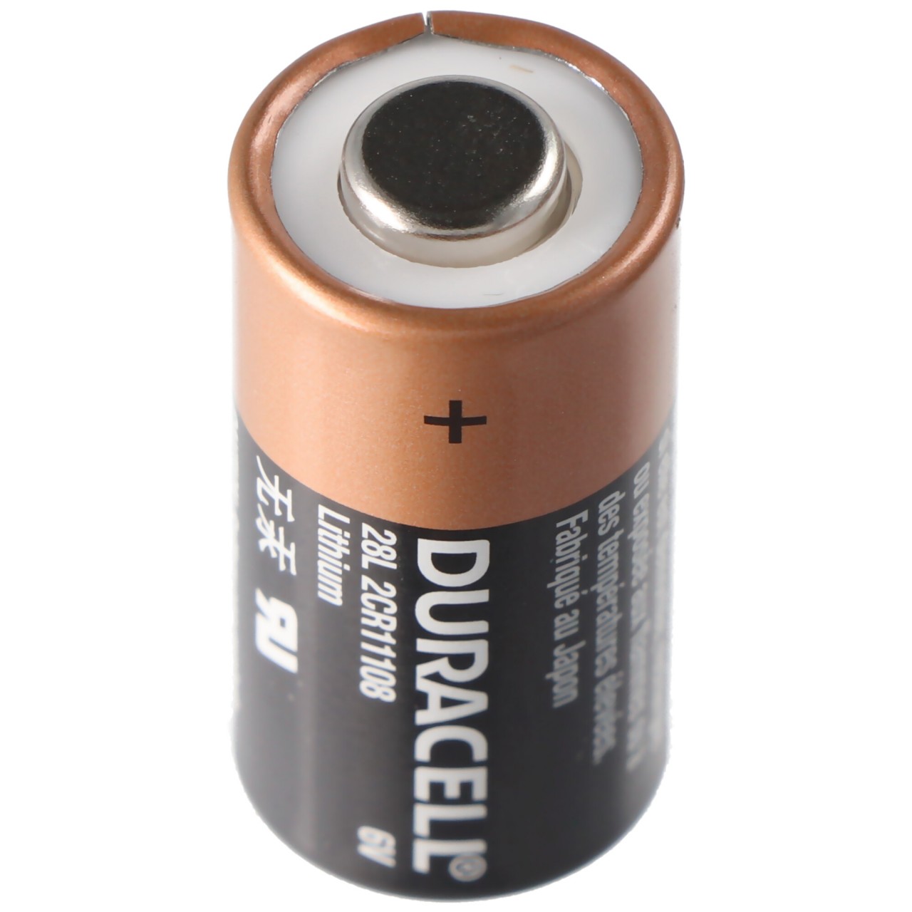 Duracell Photobatterie PX28L Lithium 6V 150mAh, 2CR11108, 2CR13252, L544