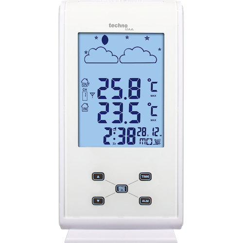 WS 9260 - Moderne Wetterstation mit Touchsensoren