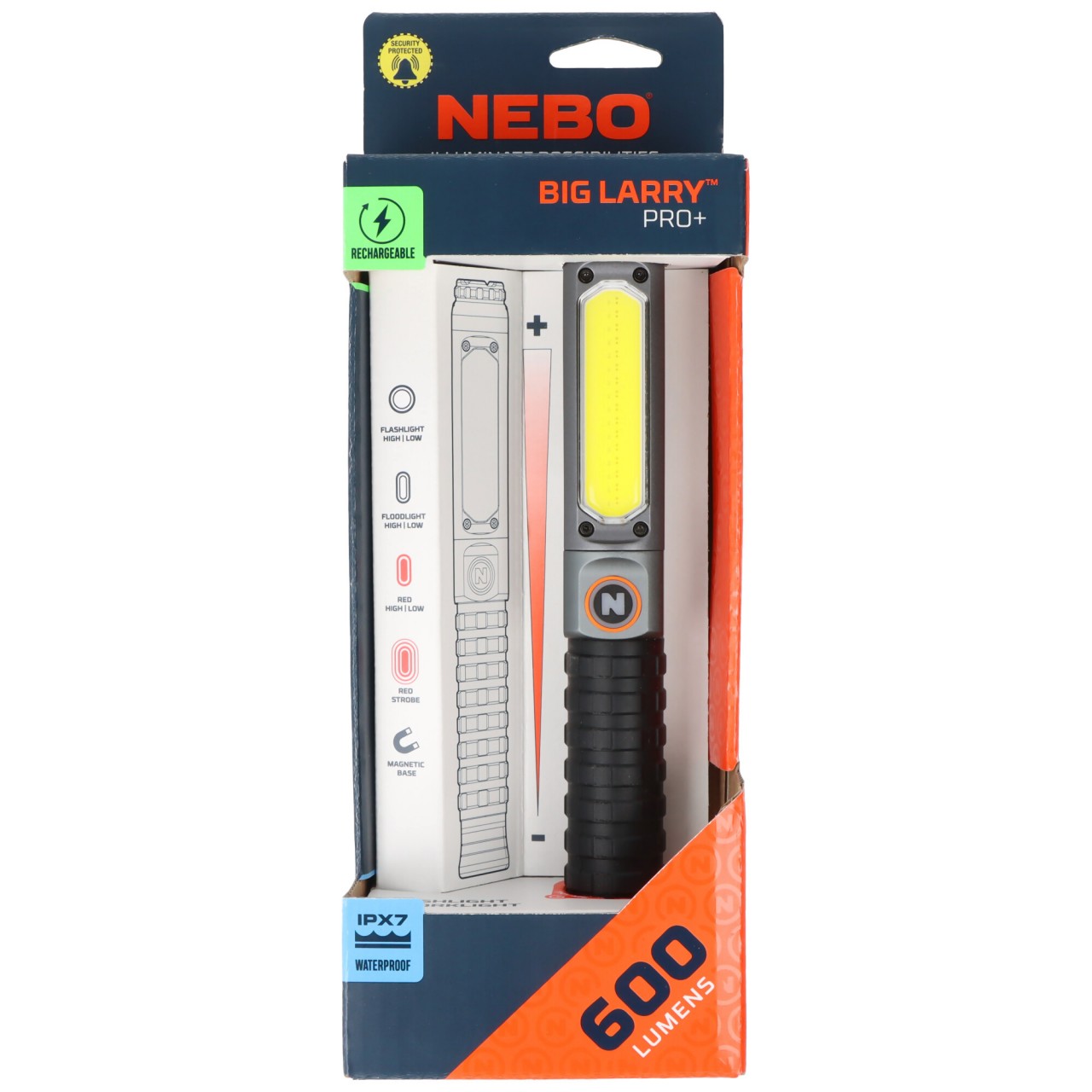 NEBO Big Larry Pro+ LED-Taschenlampe / Arbeitslampe