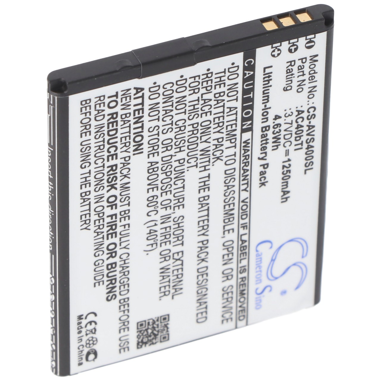 Akku nur passend für den AC40bTI Akku für Archos 40b Titanium, 40b Titanium Surround