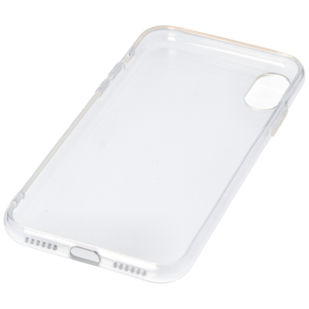Hülle passend für Apple iPhone XS - transparente Schutzhülle, Anti-Gelb Luftkissen Fallschutz Silikon Handyhülle robustes TPU Case
