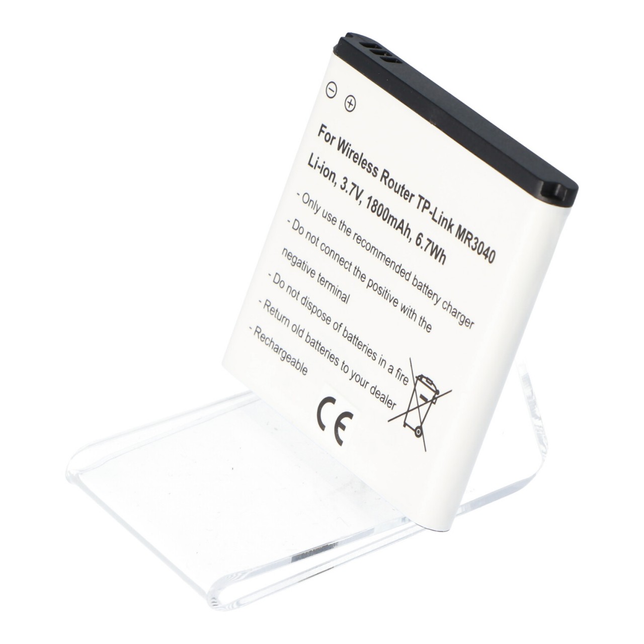 Akku passend für Wireless Router TP-Link MR3040 Li-Ion Akku TBL-68A2000, 3,7 Volt 1800mAh