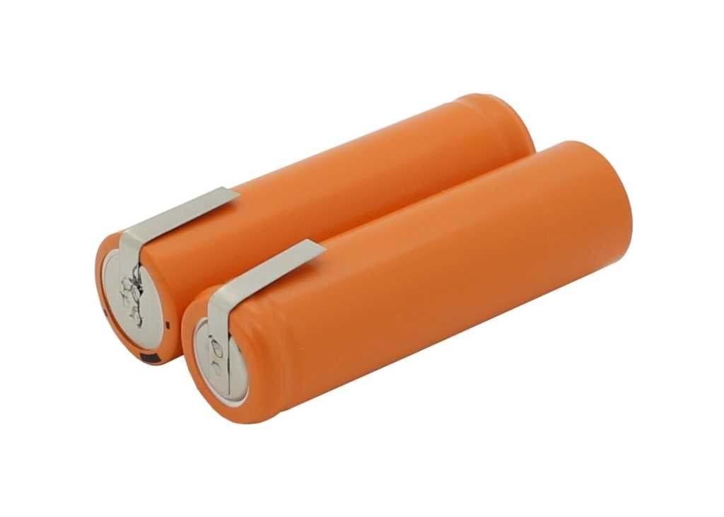 Rasiererakku NiMH 2,4V 1500mAh mit Lötfahnen ersetzt Philips 138 10609