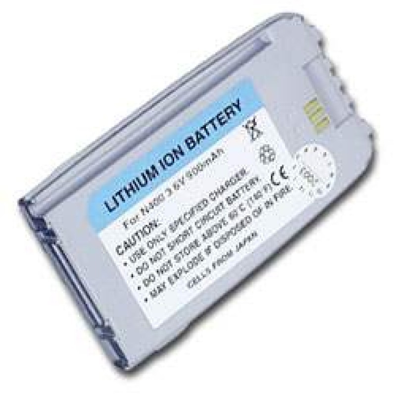 AccuCell Akku passend für Samsung SGH N400, perlmutt-Silber