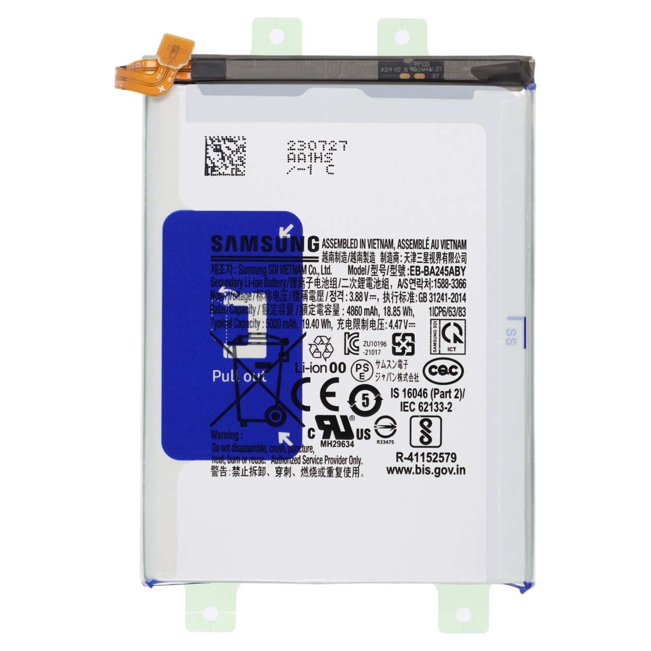 Original Samsung Galaxy A24 Akku EB-BA245ABY 5000 mAh Li-Ion