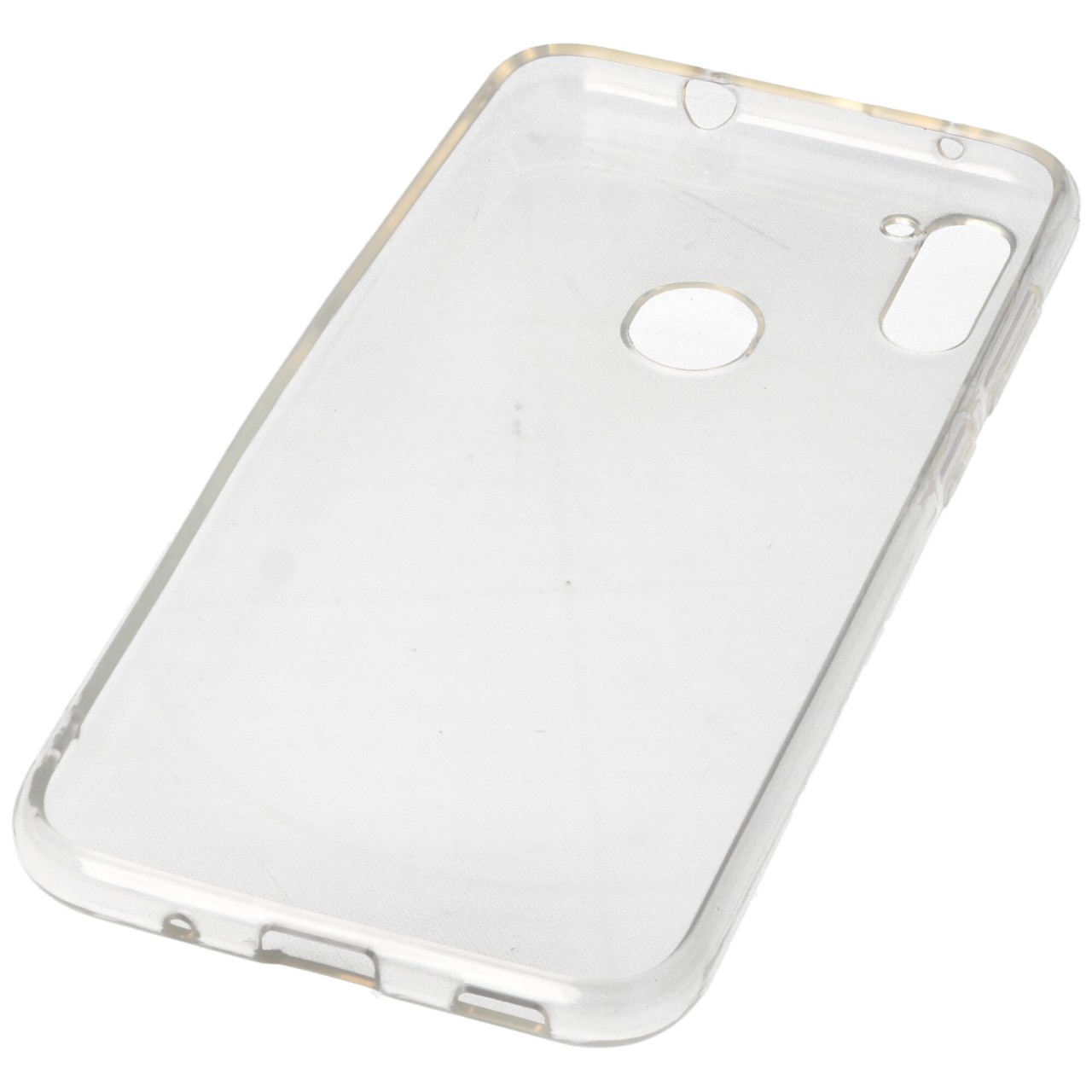 Hülle passend für Samsung Galaxy A11 - transparente Schutzhülle, Anti-Gelb Luftkissen Fallschutz Silikon Handyhülle robustes TPU Case