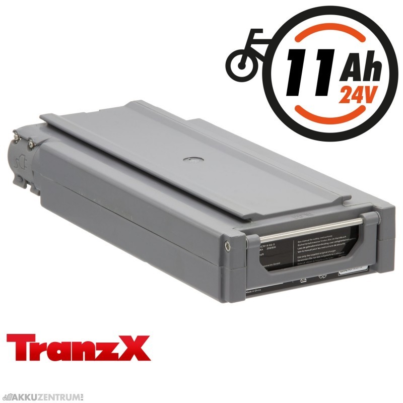 E-Bike Akku TranzX® E-Bike Akku BL03 24V 11Ah (ABB034C000313) - Gepäckträger