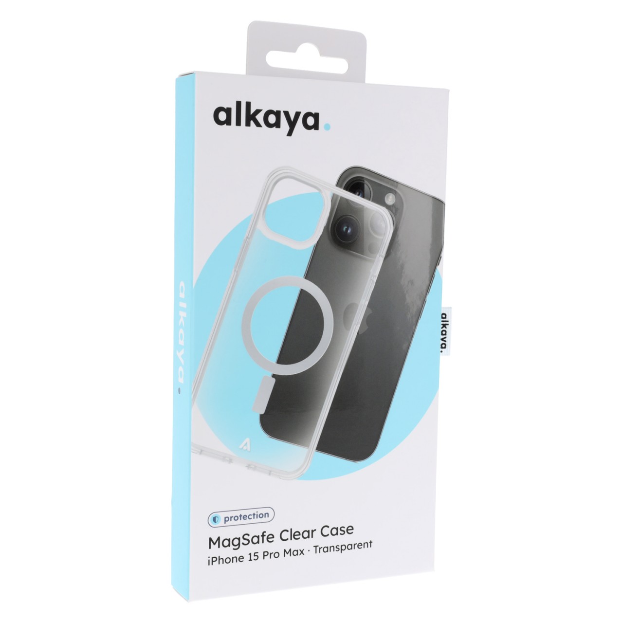 alkaya. LUCID MagSafe kompatible Schutzhülle for iPhone 15 Pro Max, Transparent