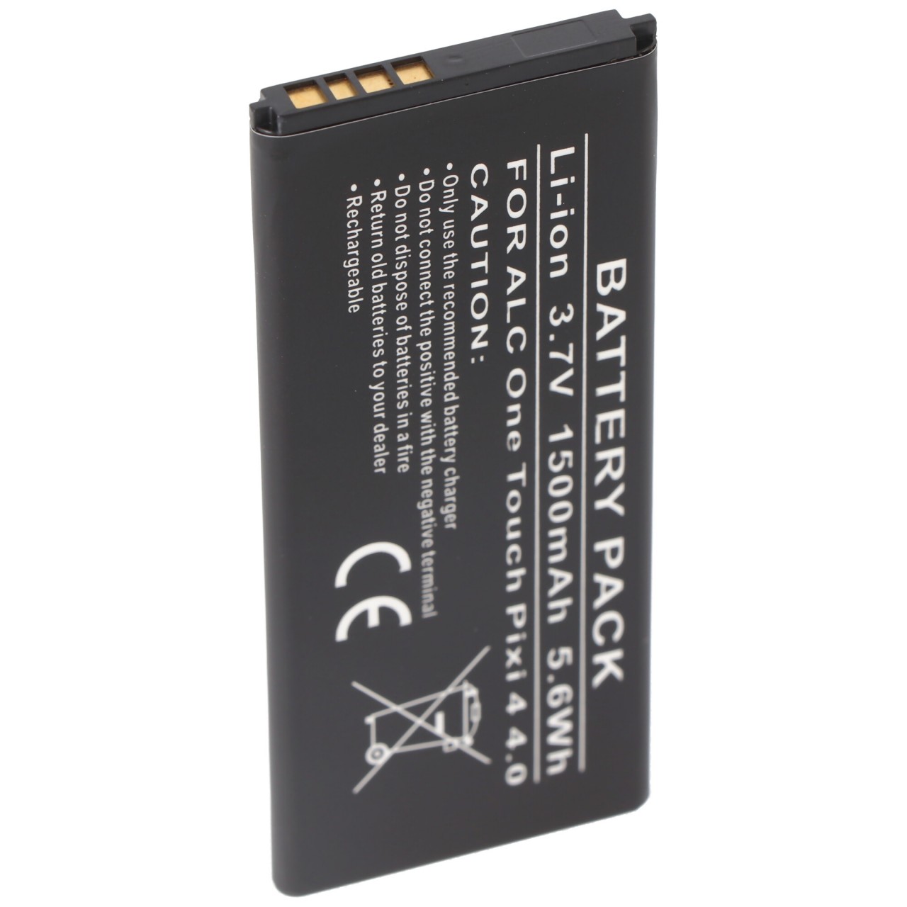 Akku passend für den Alcatel One Touch Pixi 4 4.0 Akku TLi015M1, TLi015M7, OT-4034 3,8 Volt 1500mAh