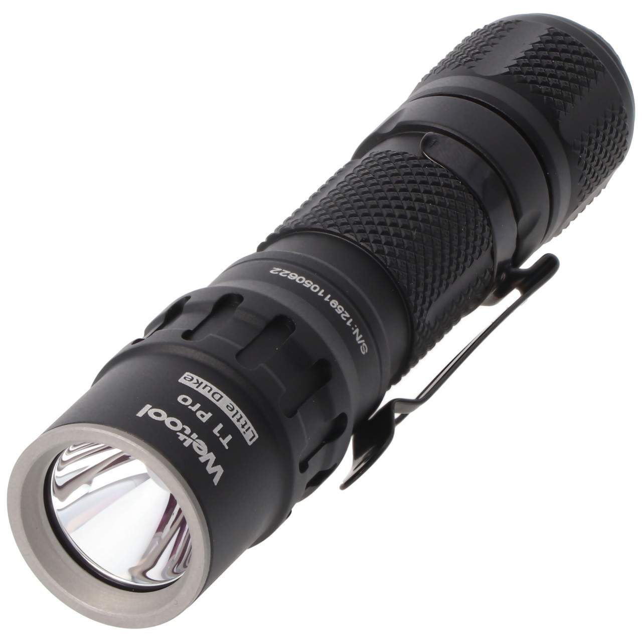 Weltool T1Pro LED-Taschenlampe mit 540 Lumen, Mini Taschenlampe, ultrakompakt und leicht, inklusive 14500 Li-Ion Akku