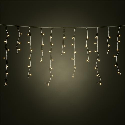 LED Eisregen Lichtervorhang 200 ww LED außen 3672-103