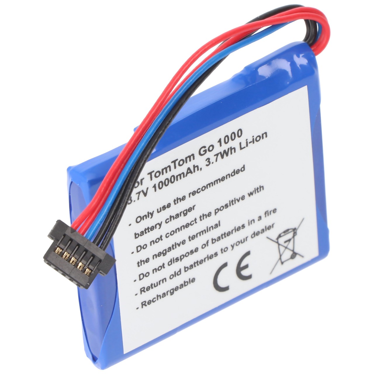 TomTom Go Live 1000, Go Live 1005 Akku AHL03711018, VF1C passend als Ersatz-Akku von AccuCell