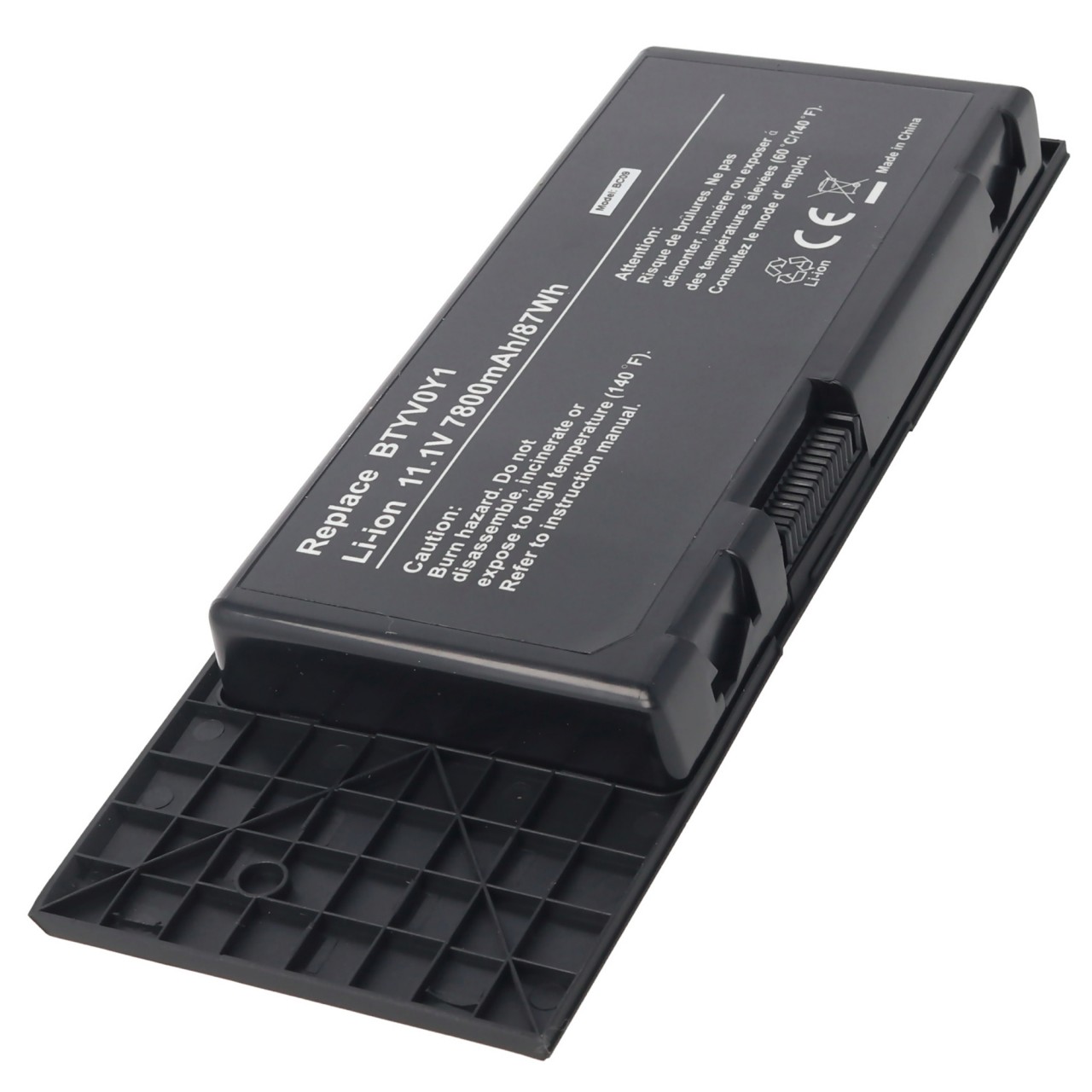 Akku passend für Dell Alienware M17x R3 Series, Li-Ion, 11,1V, 7800mAh, 86,6Wh, black