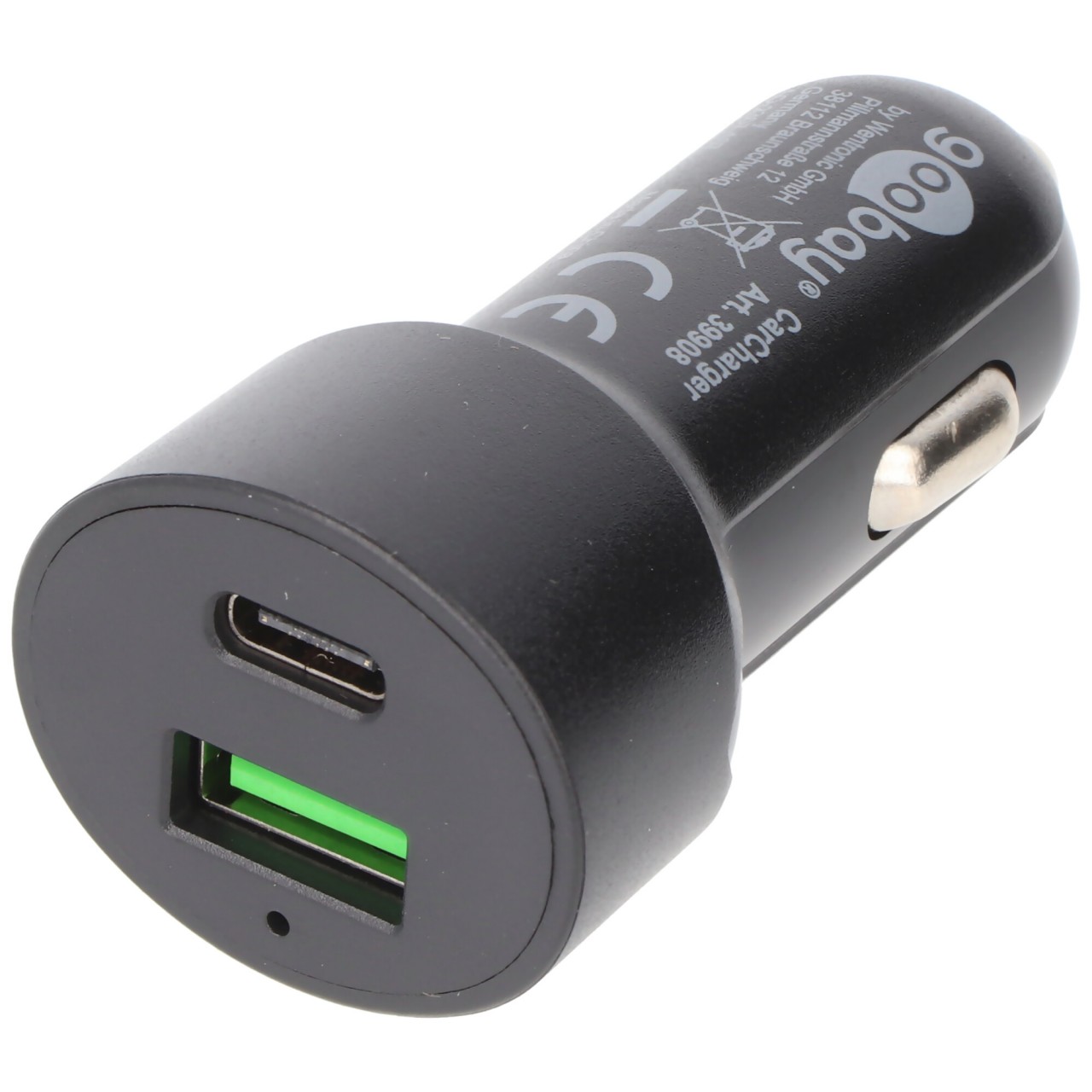 Dual-USB Auto Schnellladegerät USB-C™ PD Power Delivery, 48W, 12/24V USB-A / USB-C™ geeignet für Geräte mit USB-C™ (Power Delivery) wie z.B. iPhone 12
