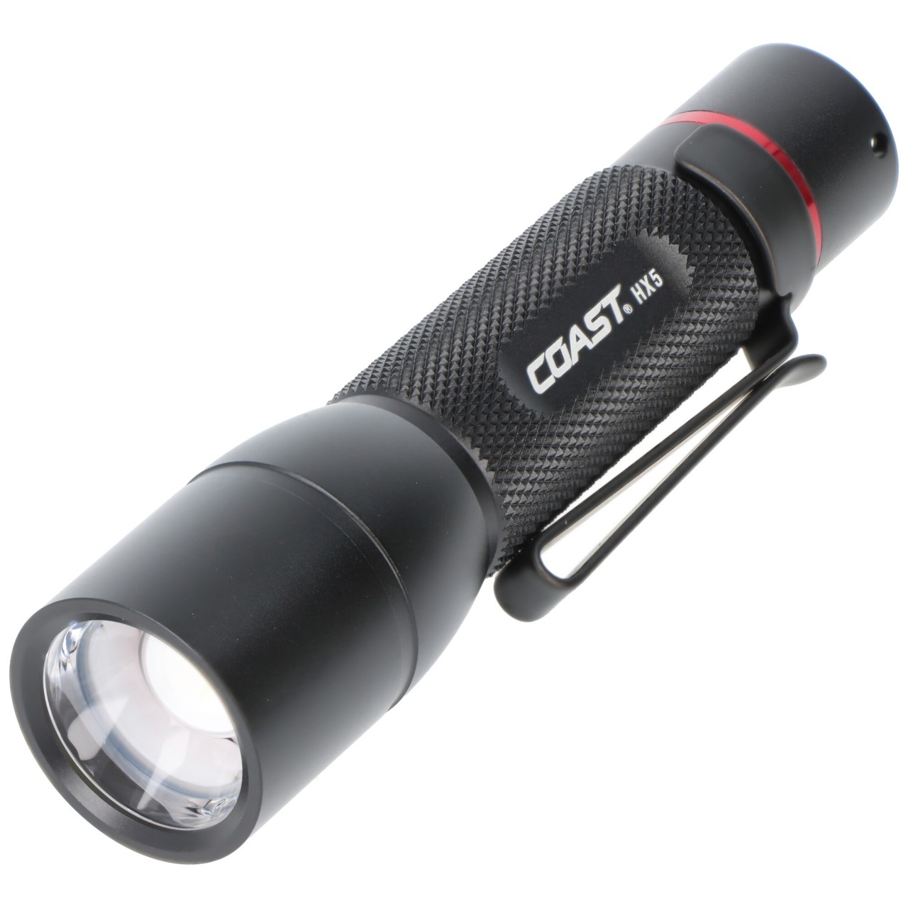 Coast LED Taschenlampe HX5 mit Slide Fokus inklusive Batterie, max. 360 Lumen