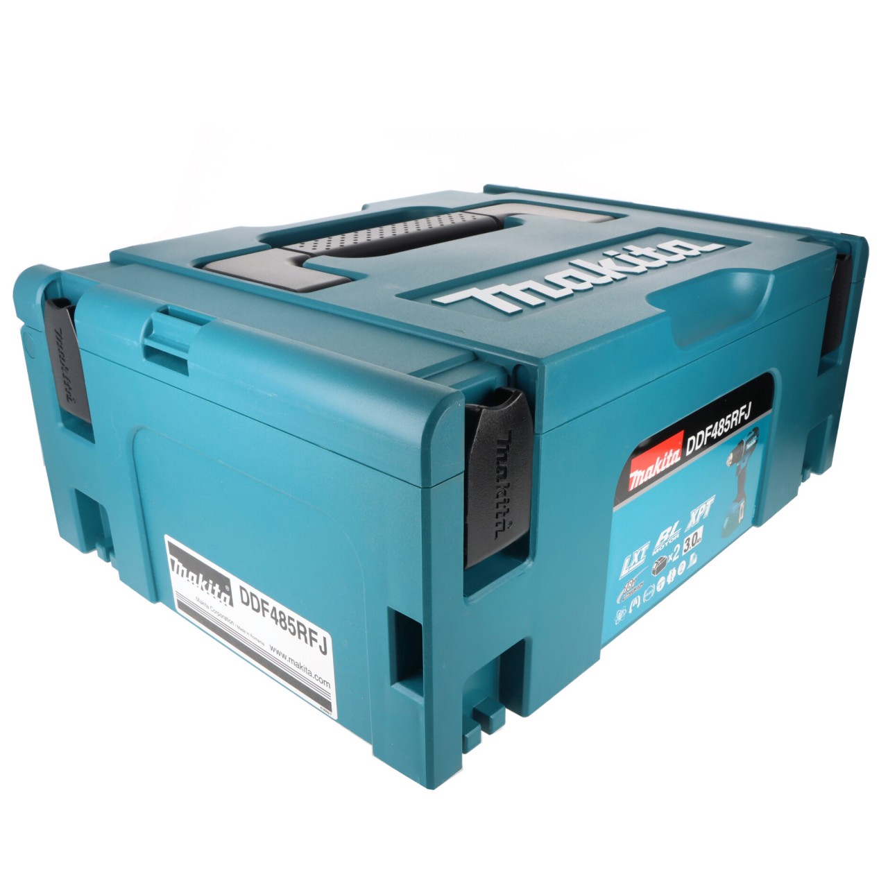 Makita Akku-Bohrschrauber-Set DDF485RFJ 2×3,0 Ah + Lader + Wera Zyklop Pocket 1, ideal für ambitionierte Heimwerker