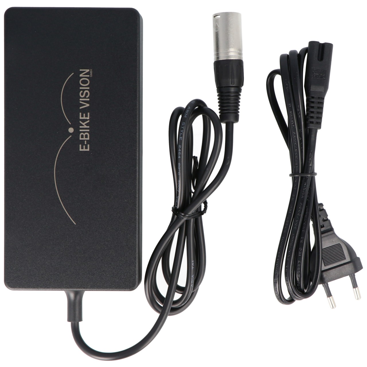 Schnell-Ladegerät und Lade-Adapter nur passend für unsere Nachbauakkus Yamaha PW-X und PW Series SE, TE Rahmen Unterrohr 36 Volt