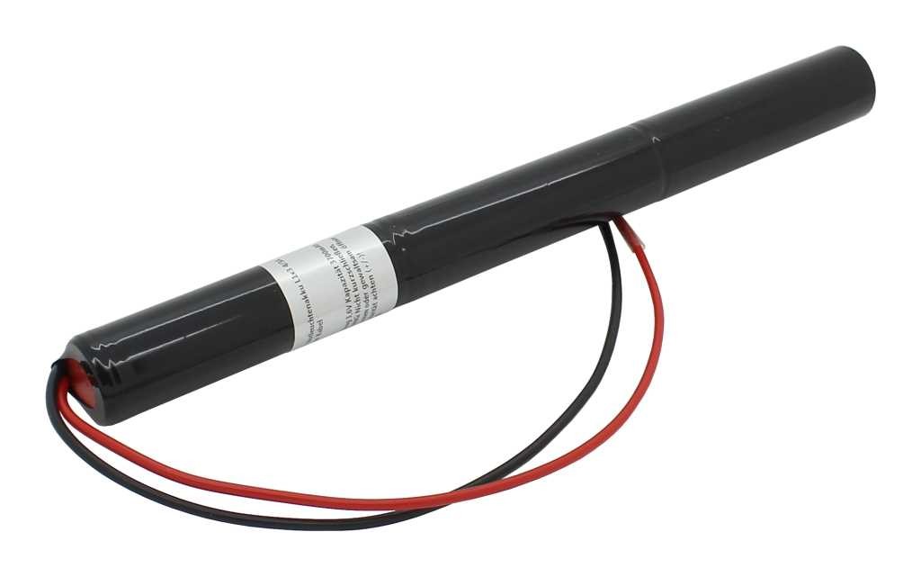Notleuchtenakku NiMH 3,6V 3600mAh L1x3 4/3A mit 200mm Kabel