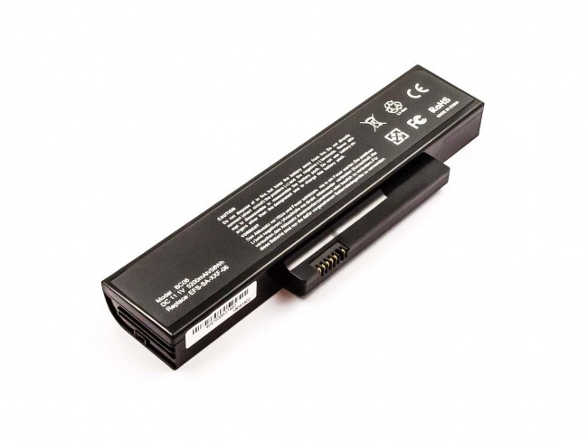 Akku passend für Fujitsu Esprimo Mobile V5535, Li-Ion, 11,1V, 5200mAh, 57,7Wh, black